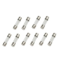 Unique Bargains 10 Pcs 250V 10Amp Slow Blow Time Delay Glass Fuses Tubes 5mm x 20mm
