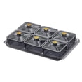 thumbnail image 5 of TISHITA Dried Fruit Plate Candy Nuts Dish with Lid Luxury Food Storage Box Appetizer Serving Tray Divided Serving Platter for Wedding gray 6 grids, 5 of 8