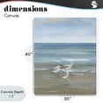 thumbnail image 4 of Stupell Industries Rustic Lodge Three Shorebirds & Gentle Waves Canvas Art, 30 x 40, by Nan, 4 of 8