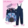thumbnail image 3 of Pink Platinum Girls Snowsuits - 2 Piece Waterproof Winter Jacket and Ski Bib Pants for Girls, 3 of 7