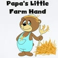 thumbnail image 2 of CafePress - Papa's Little Farmhand Infant Bodysuit - Baby Light Bodysuit, Size Newborn - 24 Months, 2 of 4