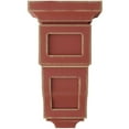 thumbnail image 2 of Ekena Millwork 5"W x 5 3/4"D x 10"H Medium Reyes Wood Vintage Decor Corbel, Salvage Red, 2 of 6