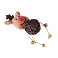 thumbnail image 2 of Flmtop Cartoon Rattan Ball Animal Mouse Shape Katten Cat Interactive Toys Pet Supplies Brown, 2 of 9