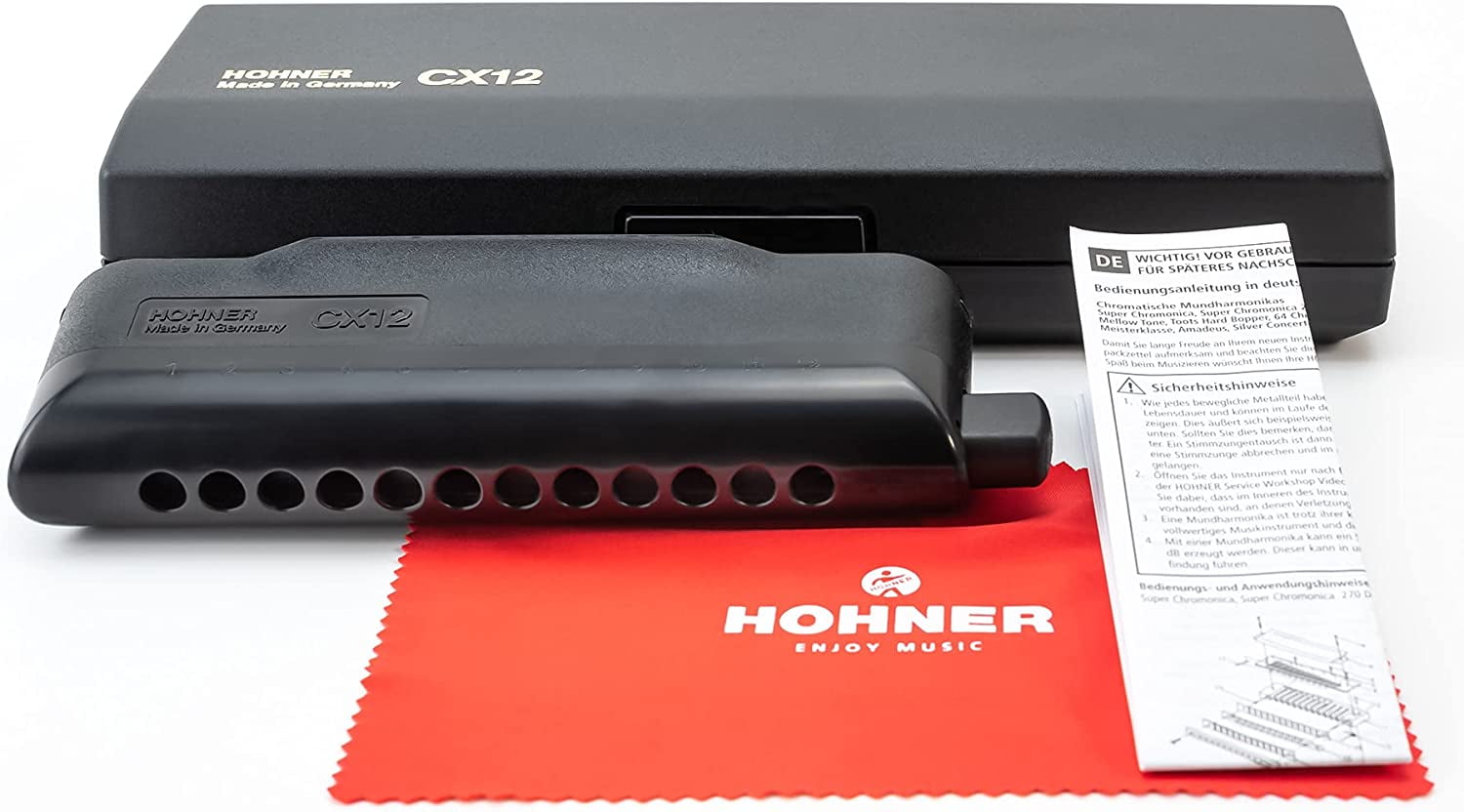 Hohner 7545 CX12 Chromatic Harmonica