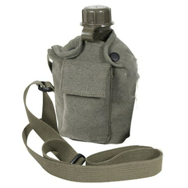 Rothco Vintage Canteen Carry, All with Shoulder Strap, OD Green ...
