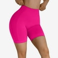 thumbnail image 2 of OVESPORT Women's High Waist Shorts Seamless Tight Hip Lifting - Fitness Workout Yoga Bicycle Shorts, 2 of 8