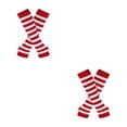 thumbnail image 3 of Transemion Stay In Style With Thick Thighs Long Socks Made With Polyester And Highly Elastic Easy To Wear Red and white 2Set, 3 of 6