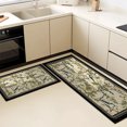 thumbnail image 5 of Floral Kitchen Rugs Sets of 3, Non Slip Kitchen Rugs and Mats Washable Farmhouse Kitchen Rugs Floral Kitchen Floor Mat Carpet Runner Rugs for Hallway Laundry Room, 5 of 12