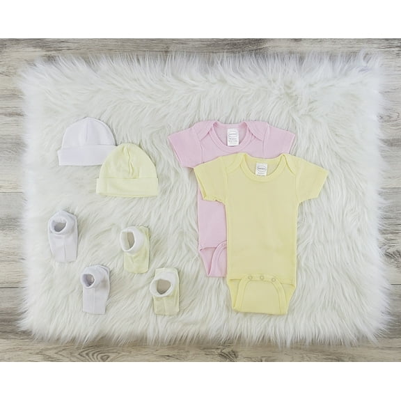 Bambini 6 Pc Layette Baby Clothes Set