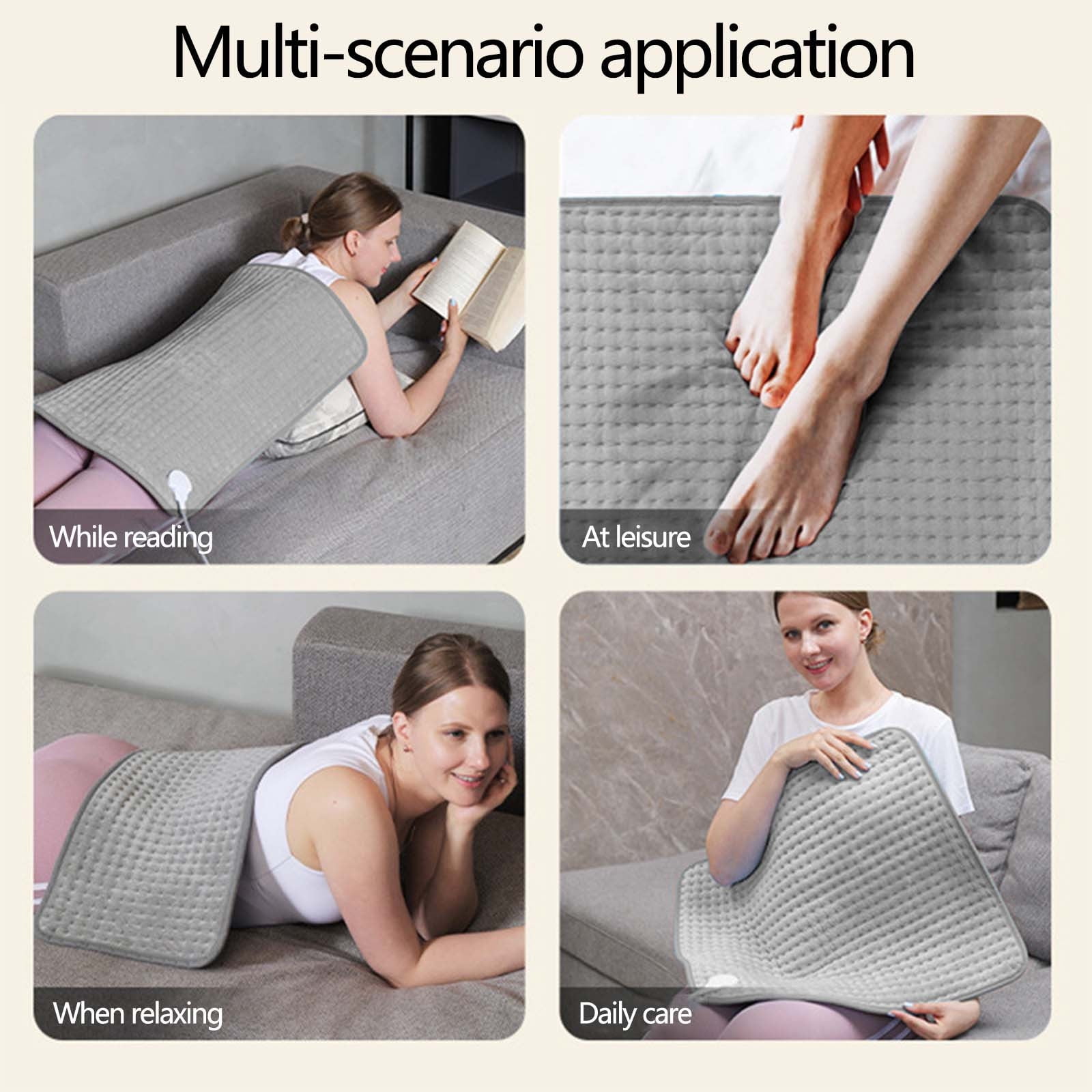 GFHFHITJ Small Electric Blanket Heating Pad High Temperature Heat Pad Heatingpad Multifunctional Body Warming Blanket Heating Pad