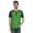 Heather Dark Gray & Green, variant on Short Raglan Sleeve Cotton Lightweight Solid T-Shirts Classic Henley T-Shirt For Mens