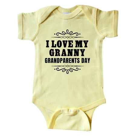 

Inktastic Grandparents Day I Love My Granny Gift Baby Boy or Baby Girl Bodysuit