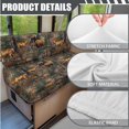 thumbnail image 4 of SCRAWLGOD Deer Bear Print RV Dinette Cushions Covers Camo Hunting Print Elastic Non Slip RV Dinette Booth Seat Slipcover Universal Washable Camper Car Booth Cushion Cover, 4 of 8