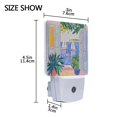 thumbnail image 4 of Yayeee LED Plug in Night Light for The Home with Auto Dusk to Dawn Light Sensors, 2 Pack, Seaside Boat, 4 of 6
