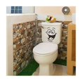 thumbnail image 3 of 2 pegatinas de inodoro sonrientes, pegatinas de pared divertidas de bricolaje, pegatinas decorativas extraíbles impermeables creativas, para inodoro, baño, pegatinas de pared para puerta de bañera, 3 of 5