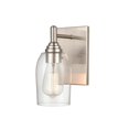 thumbnail image 3 of Millennium  Lighting Arlett 1 Light Wall Sconce in Brushed Nickel with Clear Glass Shades - 26, 3 of 5