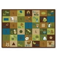 thumbnail image 2 of Carpets for Kids Learning Blocks Nature Design Rug, 2 of 4