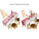 thumbnail image 3 of Camino de de Navidad muñeco de nieve hermosos manteles individuales a prueba de polvo mantel bordado hogar vacaciones fiesta boda diseño Kits de decoración para fiestas Muñeco de nieve 35*180cm Advancent HA068328-08, 3 of 6