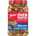 thumbnail image 1 of Oven Roasted Never Fried Deluxe Mixed Nuts, 24 Ounces (Pack of 1), Almonds, Cashews, Pecans, Pistachios, Snacks for Adults, Made With Sea Salt, No Added Oil, Artificial Ingredients or Preser, 1 of 5