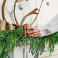 thumbnail image 6 of Holloyiver Christmas Norfolk Pine Garland- 5.9 Ft Single Fork Norfolk Pine Natural Touch Garland- Artificial Pine Greenery Garland for Christmas Table Fireplace Wall Home Decoration, 6 of 6