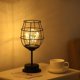 thumbnail image 1 of Luz de noche de hierro retro, lámpara de mesa de copa de vino creativa, lámpara de noche de alambre de cobre para el hogar, restaurante, hotel, baterías no incluidas, 1 of 5