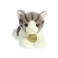 thumbnail image 2 of Aurora Peluches - Grey Tabby Cat 8 Pouces, 2 of 2