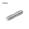 thumbnail image 3 of Unique Bargains M6x25mm 304 Stainless Steel Push Rod Double End Threaded Rod for DIY, 2Pack, 3 of 6