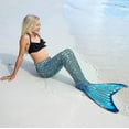 thumbnail image 3 of Mermaid Tails For Swimming For Kids And Adults With Monofin - Snngv, 3 of 5