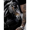 thumbnail image 5 of Men's animal horse pattern T-shirt, horse print short-sleeved round-neck shirt, cute and humorous 3D digital printed T-shirt, 5 of 6