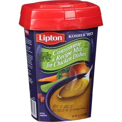 (Pack of 12) Lipton Kosher Consommé Mix Chicken Parve 14.1 Oz