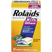 ROLAIDS SFTCHW ES+GS REL FM 2PK 12S
