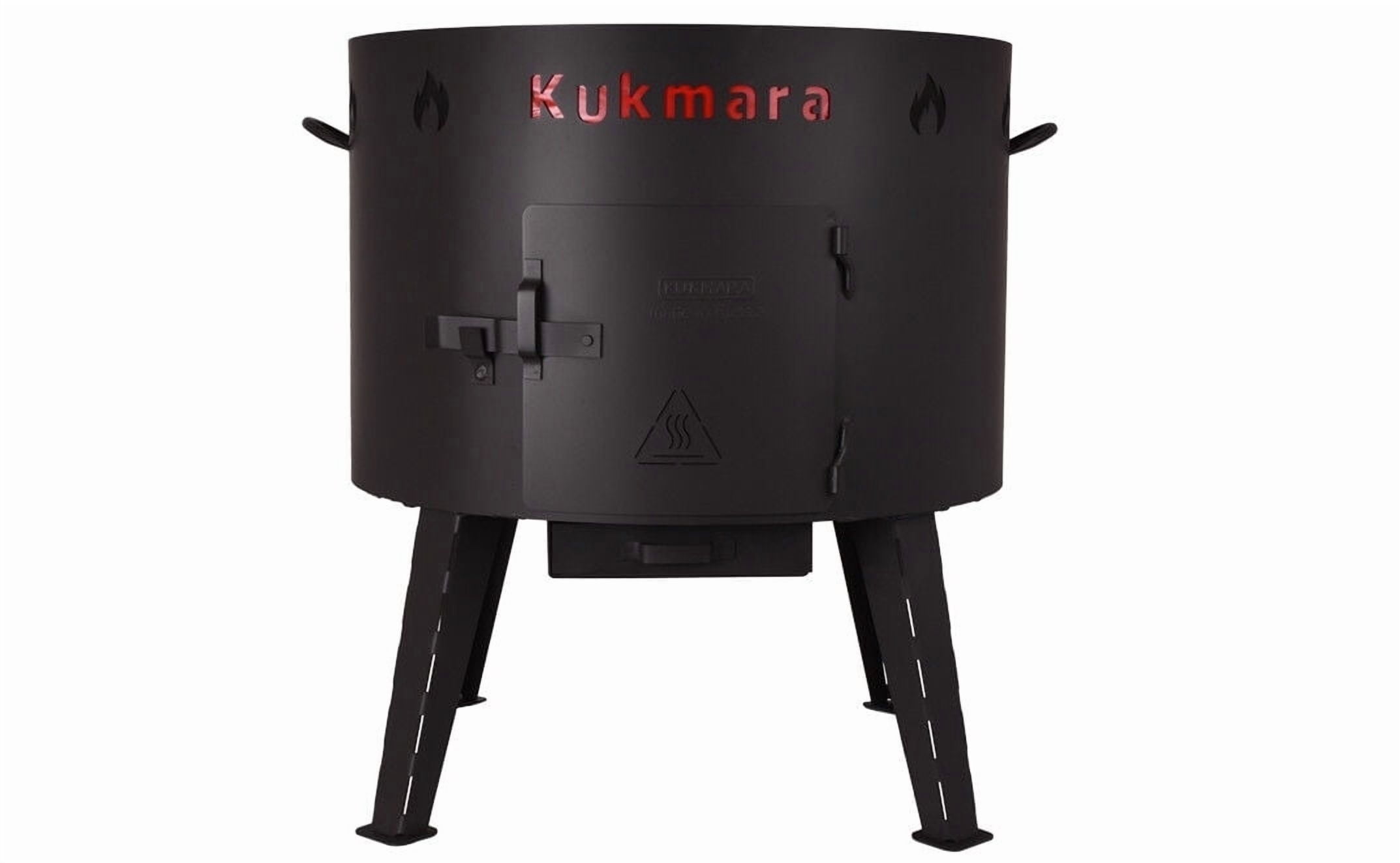 KUKMARA Steel Uchag for Kazan 15.8 Qt (15 L) Outdoor Oven Stove Wood Fire Oven Camping Furnace for Cauldron
