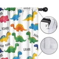 thumbnail image 4 of Blackout Kids Curtains,Colorful Dinosaur with Roar Pattern Childrens Insulated Curtains Set Of 2,Bedroom Essentials,Toddler Room Decor 52"x63", 4 of 5