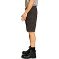 thumbnail image 2 of FULL BLUE Cargo Canvas Shorts, Performance Stretch, Regular Fit, Grey, Size 36, 2 of 6