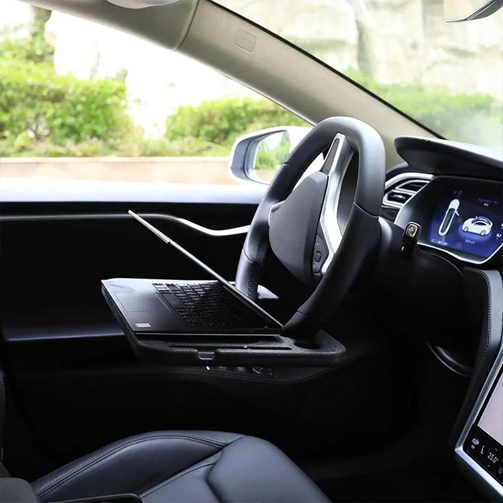 WDOEID Exclusive Offer! Steering Wheel Tray Car Dining and Drink Holder in Black - Perfect for On-the-Go Meals, Essential Car Accessory for Every Busy Individual, Must-Have for Your Commute