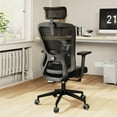 thumbnail image 2 of Office Chair Ergonomic Desk Chair, 350 LBS Mesh Office Chair with Lumbar Support, Comfy Desk Chair with Wheels, Big and Tall Chair for Study Work Gaming (03Grey), 2 of 10
