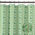 thumbnail image 2 of S4Sassy Green Bull & Poodle Dog Decorative Waterproof Printed Shower Curtain Roller Hooks Drapes-60 x 70 Inch, 2 of 6