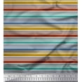 thumbnail image 1 of Soimoi Cotton Voile Fabric Horizontal Stripe Fabric Prints by Yard 42 Inch Wide, 1 of 3