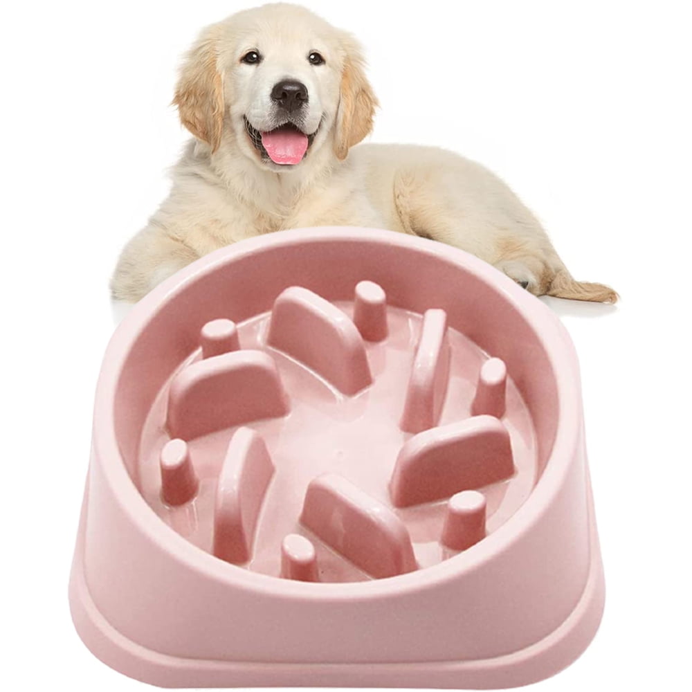 Fencesmart Slow Feeder Dog Bowls, Maze Interactive Dog Puzzle Non Skid Stop Dog Food Bowls, Healthy Design Dog Bowl for Medium Small Dogs (Pink, 2 Pack) - Walmart.com fencesmart-slow-feeder-dog-bowls-maze-interactive-dog-puzzle-non-skid-stop-dog-food-bowls-healthy-design-dog-bowl-for-medium-small-dogs-pink-2-pack-walmart-com