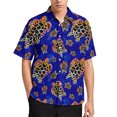 thumbnail image 3 of Blusas hawaianas con estampado 3D de tortugas marinas, camisas de playa con estampado 3D de estrellas de mar y animales para hombre, ropa de vacaciones, camisetas Y2k para hombre, 3 of 5