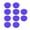 Blue, variant on 10Pcs Clear Pool Billiard Cue Tips Pool Stick Replacement Tips Snooker Cue Tips
