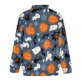thumbnail image 4 of Lightweight Jacket for Men - Halloween Pumpkins Owls Cuteness Casual Zip Up Bomber Jacket Men Spring Fall Windbreaker Coat with Pocket, 4 of 6