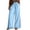 Light Blue(Womens Pants), variant on GUACER Womens Linen Wide Leg Pants Drawstring with Tassels & Pockets Palazzo Trousers for Beach & Casual Wear