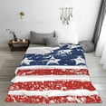 thumbnail image 5 of Pofeuu USA Colors Stripes1 Print Ultra-Soft Micro Fleece Blanket,for Bed Or Sofa,All Season Throw Blankets Flannel Blanket-50"x40", 5 of 7