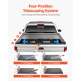 thumbnail image 4 of VEVOR Housse de Tonneau Rétractable de 5,7 Pi Housse de Tonneau Rigide pour Dodge Ram1500, 4 of 9