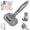 Grey, variant on Pet Steam Brush Set for Dogs, 2025 New Self-Cleaning Pet Brush, Multi-Function Pets Hair Removal Brushes for Home Use, Portable Dog Cat Grooming Brushes for Pets Owners,White