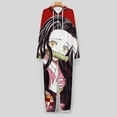 thumbnail image 6 of Demon Slayer Nezuko Unisex Onesie Pajamas Zipper Jumpsuit Hooded One Piece Sleepwear for Family Mens Womens, 6 of 8