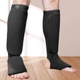 thumbnail image 2 of 1 Pair Shin Instep Guards MMA Supplies Training Protection Elastic Protector Black and S, 2 of 7