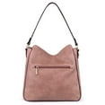 thumbnail image 6 of Montana West Hobo Bag for Women Crossbody Purse and Handbags Ladies Chic Shoulder Bags, Dark Pink, 6 of 7