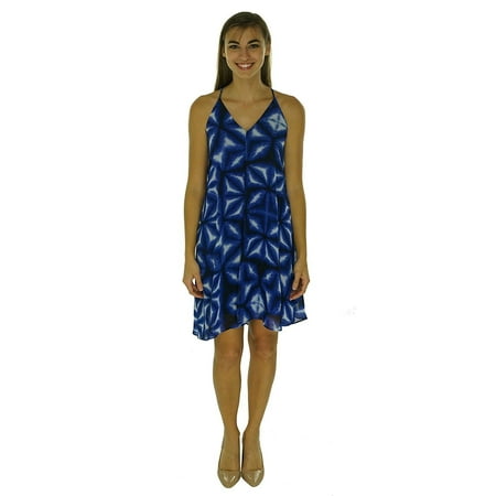 Calvin Klein Women's Racerback Chiffon Trapeze Dress